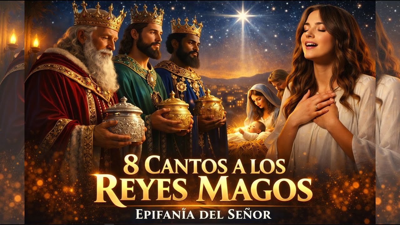 8 CANTOS A LOS REYES MAGOS 🌟👑 | Música Católica para la Epifanía del SEÑOR que Llega al Corazón