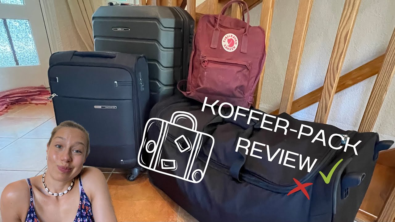 Koffer Packen Review ! nach 2 Jahren Auslandsstudium /so würde ich heute packen /Tips Koffer packen
