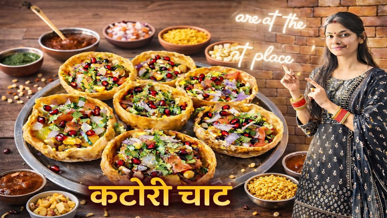 Katori chaat recipe । कटोरी चाट बनाने का सबसे आसान तरीका । चटकारेदार कटोरी चाट chaat special #chaat 
