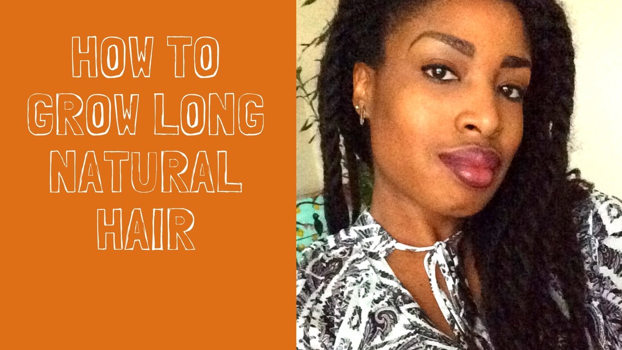 How to Grow Long Natural Hair (The Easy Way)!