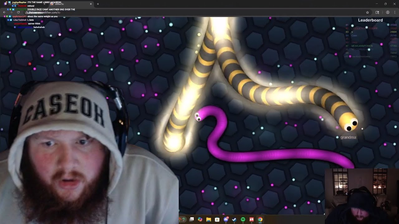 Caseoh [Slither io] Полные трансляции