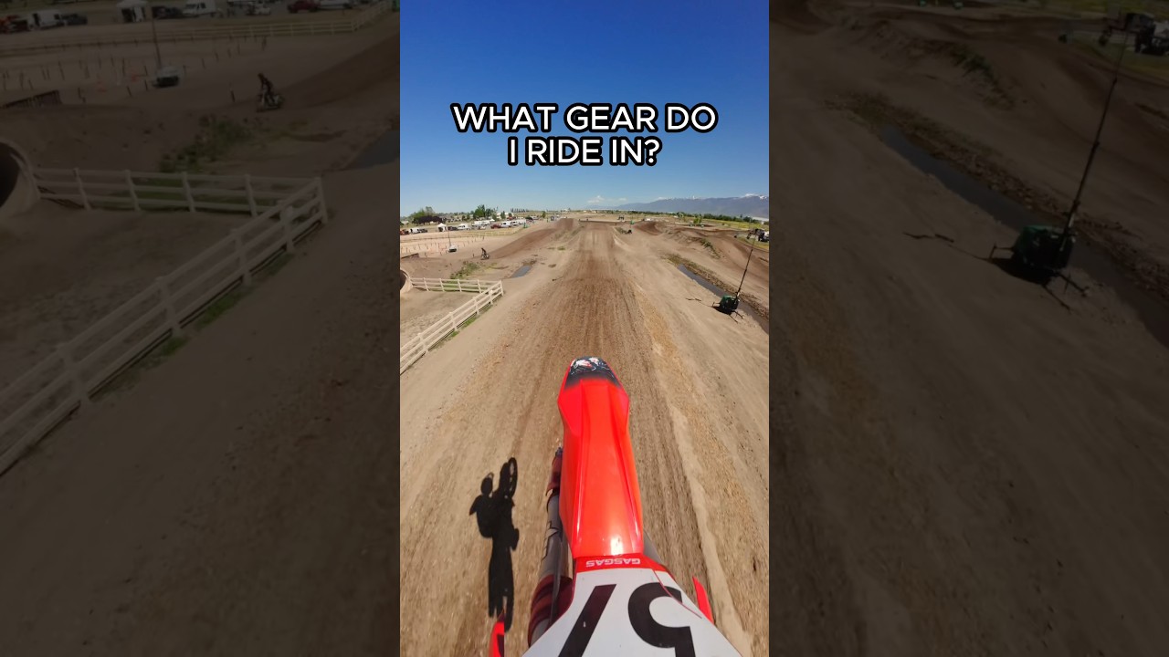 What Gear Do I Hit These Jumps In? 🤔 #dirtbike #motocross #riding #moto #mx #jump #subscribe