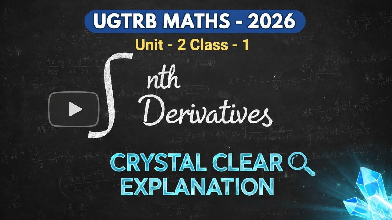 UGTRB MATHS -2026- UNIT-2- DIFFERENTIAL CALCULUS CLASS-1 #ugtrbmaths #calculus #tutorflicks #tntet 