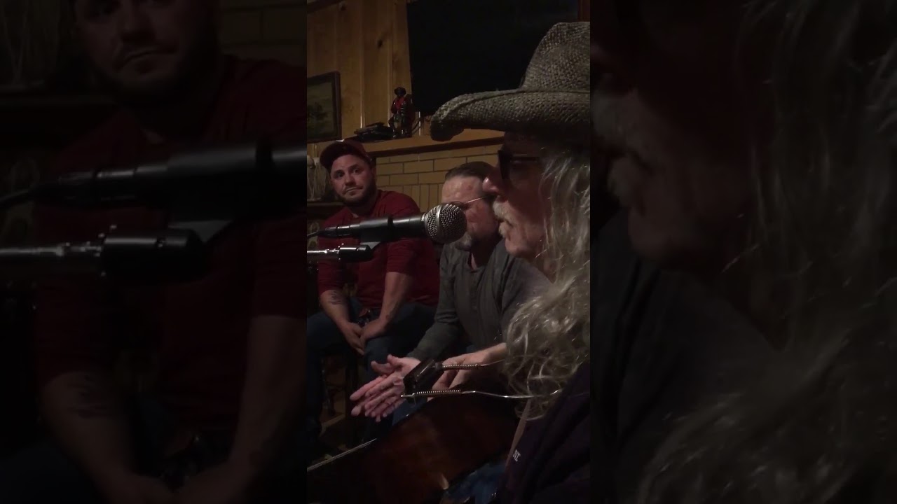 Effron White in Mike Shipley's Cowboy Room Guitar Pull. Bobby Keel throwing in some tasty lead. 2020