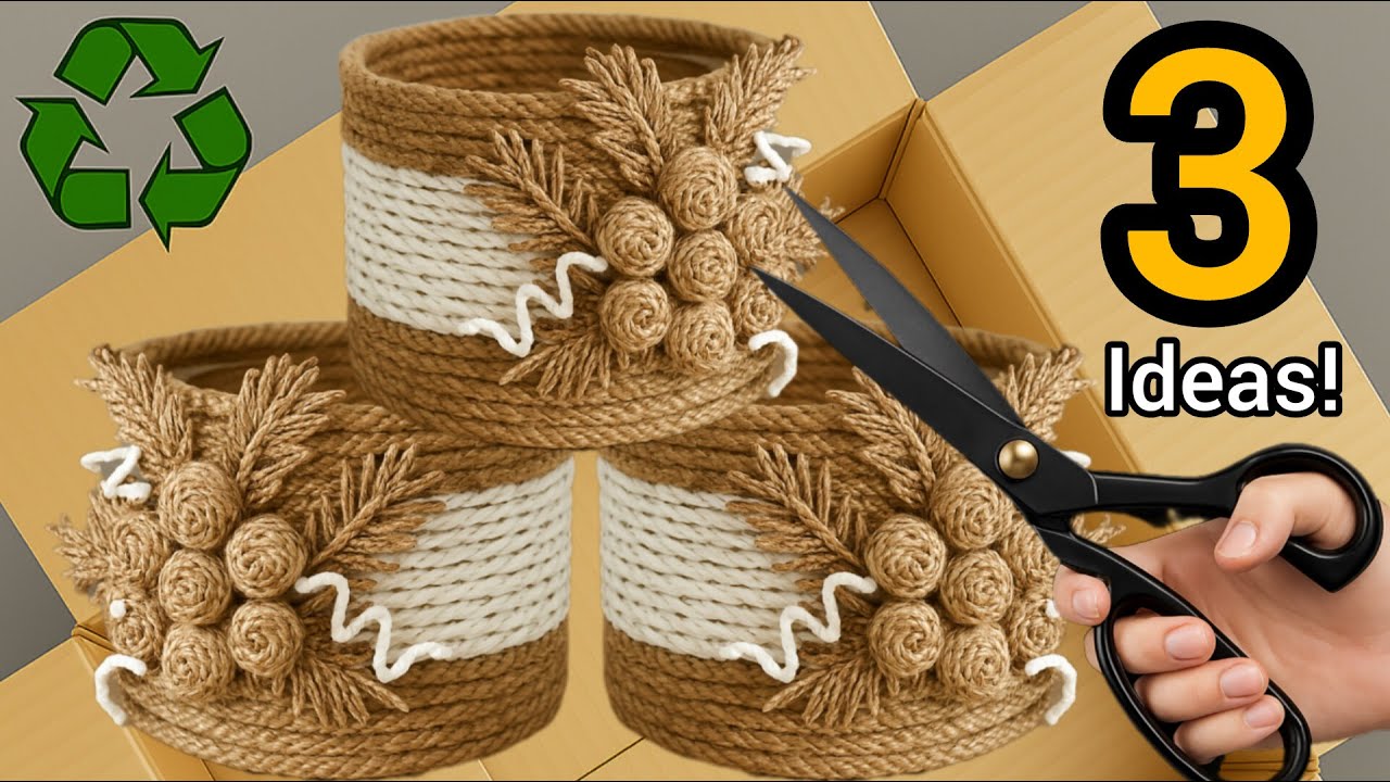 3DIY Luxury Room Decor with Cardboard | Cardboard Crafts You'll Actually Want in Your Home