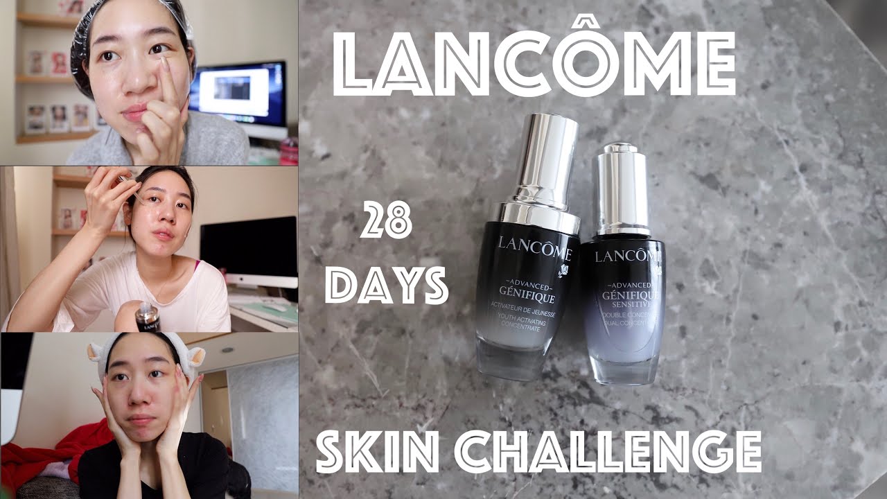 小黑瓶+小黑安瓶的28天肌膚修護挑戰 feat.Lancome ♥ 雅匀Selina