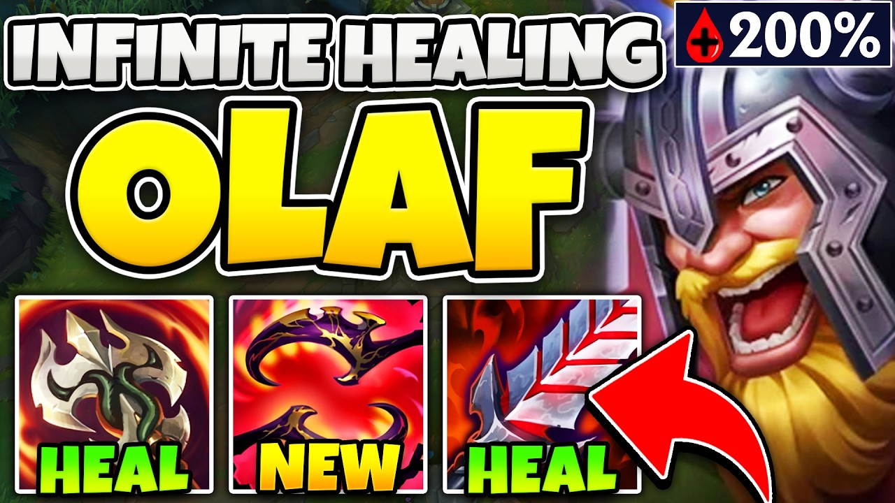 RIOT BROKE OLAF FOR SEASON 16! THIS NEW LIFE-STEAL ITEM IS BROKEN!