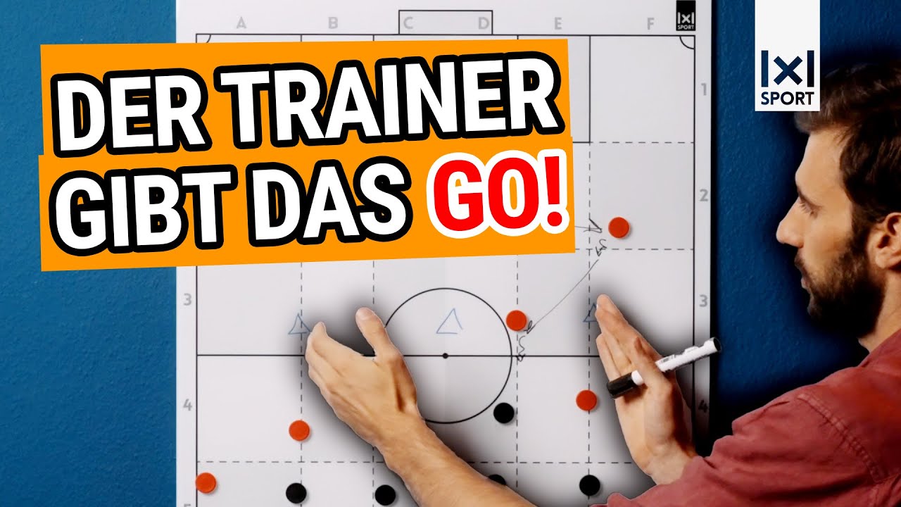 4-2-3-1 ausspielen - Zielstrebiges Spiel in die Tiefe - Diagonal durchs Zentrum