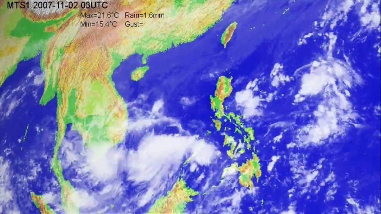 The 2007 typhoon season over Southeast Asia