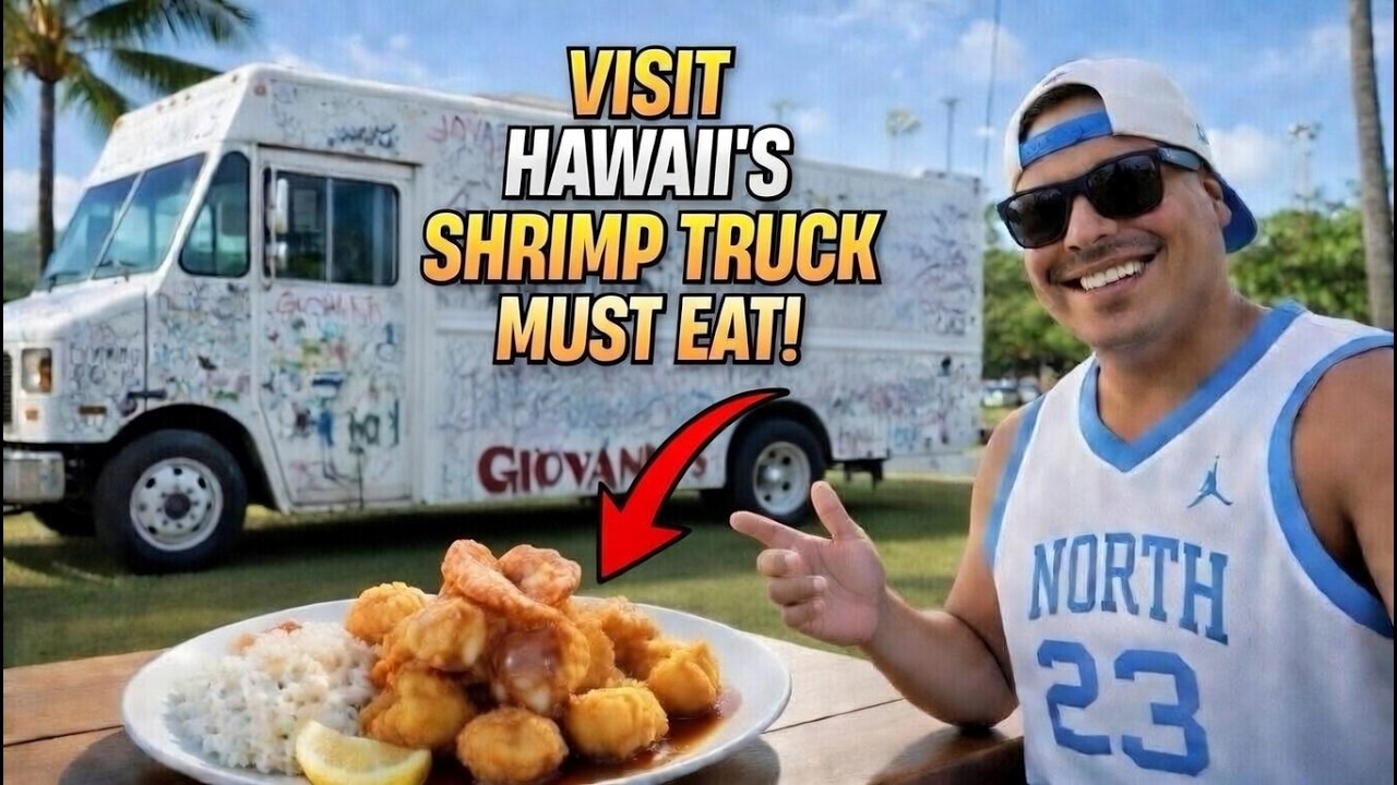 This Shrimp Truck in Hawaii Is INSANE! Must Try! 🦐
