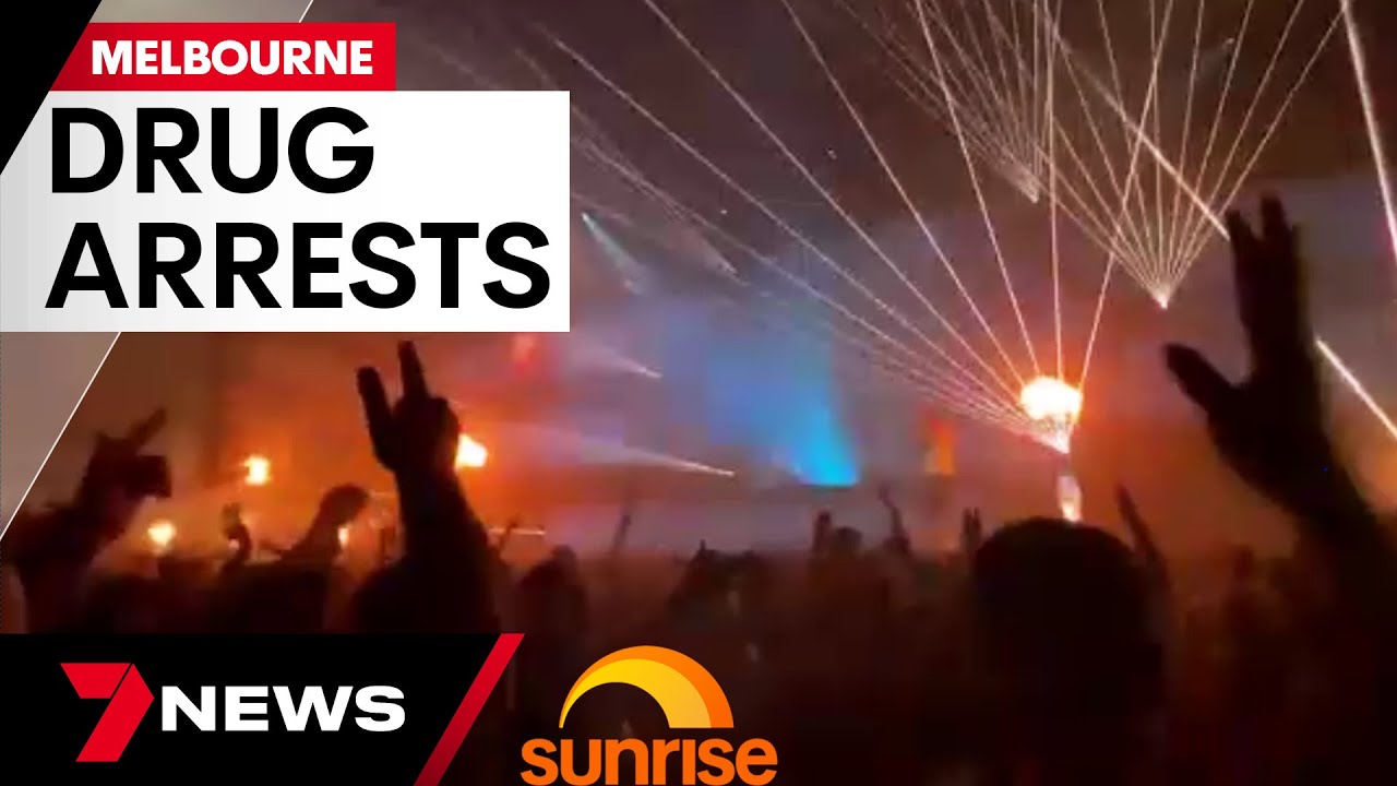 Melbourne music festival drug arrests | 7 News Australia