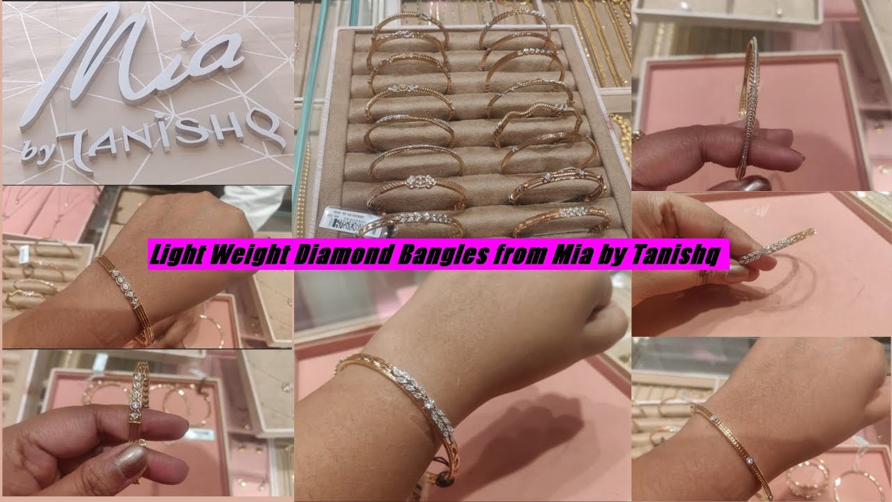 Daily Wear Diamond Bangles from Mia by Tanishq💎💫 || Light Weight Bangles Starting from 5gms😱🔥