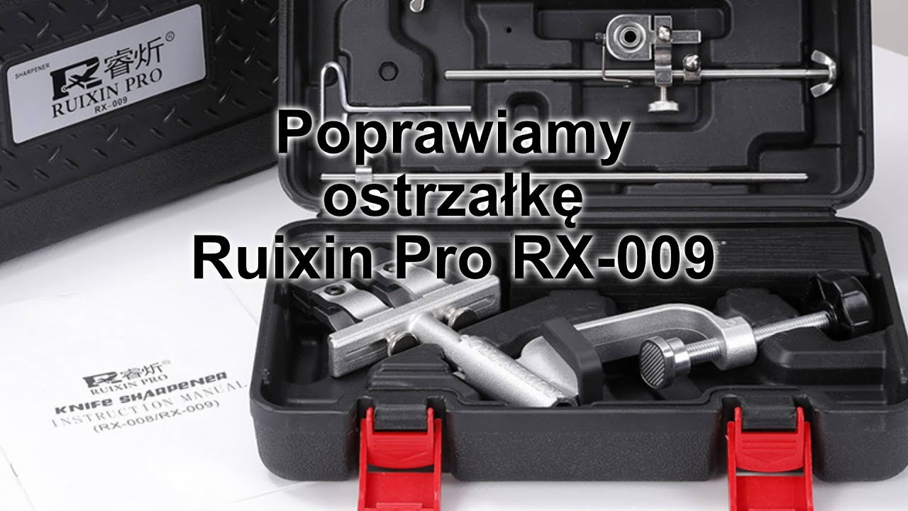 Poprawiamy problem z nie trzymaniem kątów w ostrzałce Ruixin Pro RX-009