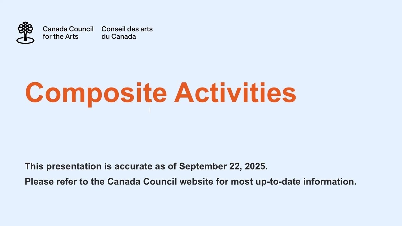 Composite Activities (with ASL interpretation)