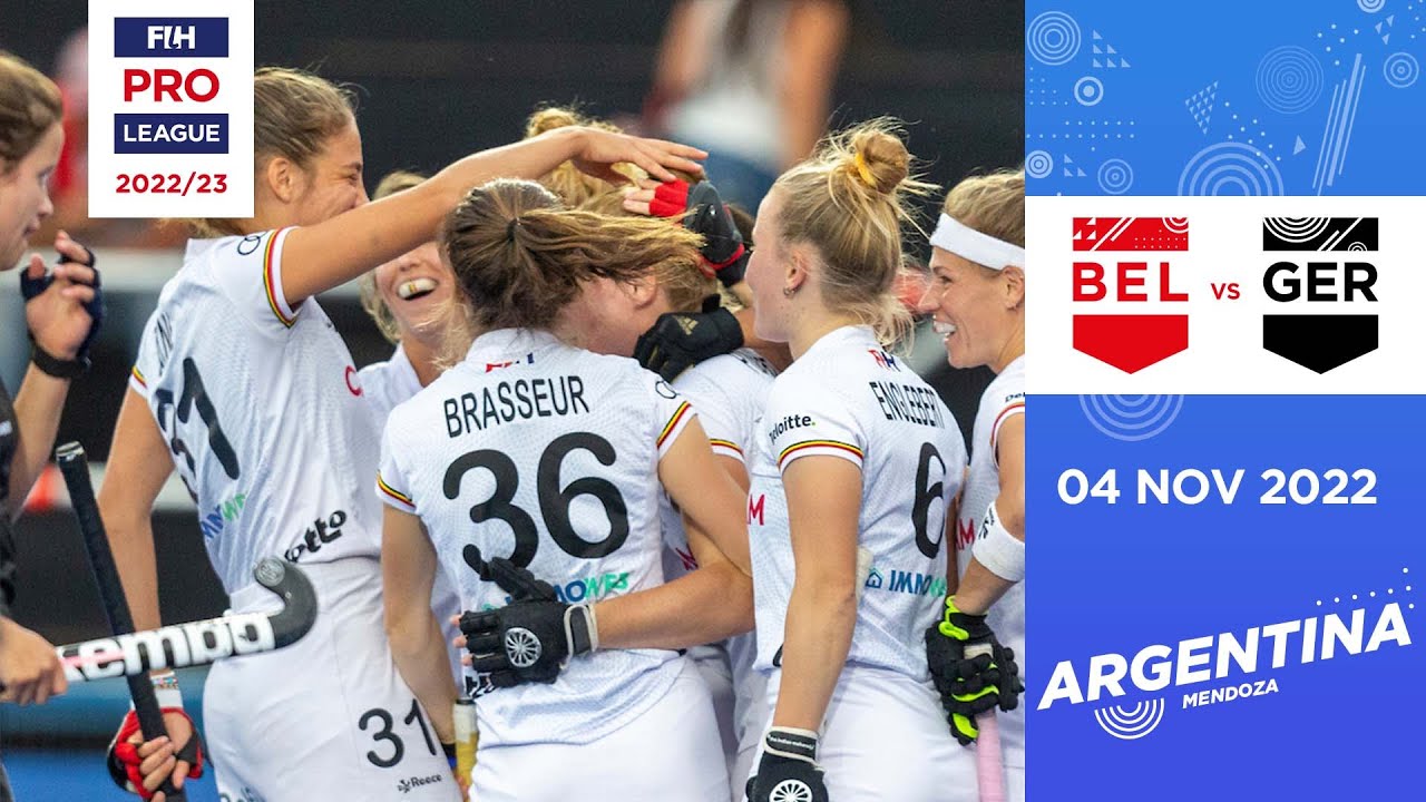 FIH Hockey Pro League 2022-23: Belgium vs Germany (Women, Game 1) - Highlights