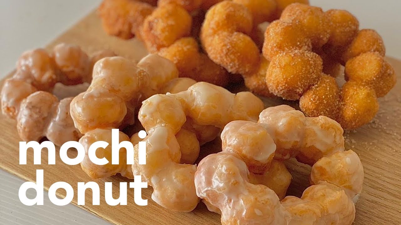 Mochi Donut | Sugar Glaze | Cinnamon Sugar | Easy No Bake Recipe | Sundae Bakes