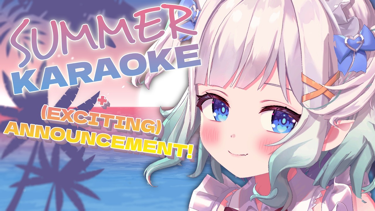 【SUMMER KARAOKE + (EXCITING) ANNOUNCEMENT!!】Let's get our summer groove on!!!【Maid Mint Fant&ocirc;me】