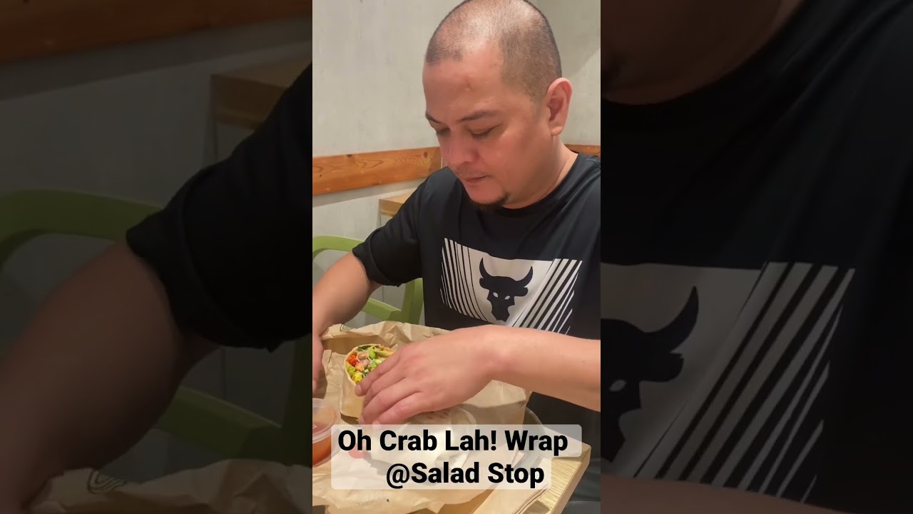 Crab Salad Wrap @saladstop #salad #shorts  #shortsvideo