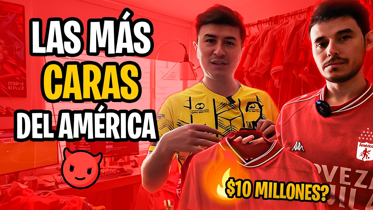 Las 10 camisetas más caras en la historia del América de Cali 👹 | Ep. 1: Coleccionismo