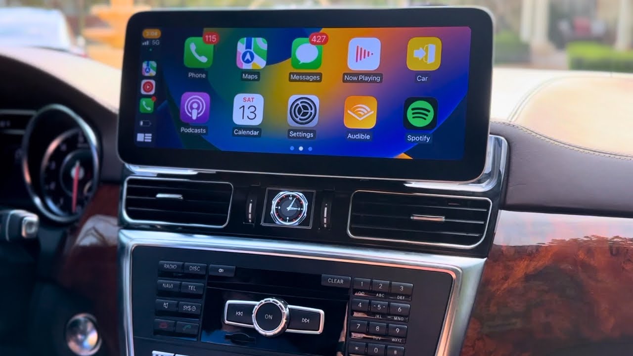 Установка экрана Android | Mercedes GLE GL ML GLS Class (W166/W167) | ML350 ML63 GLE350 GLE 63