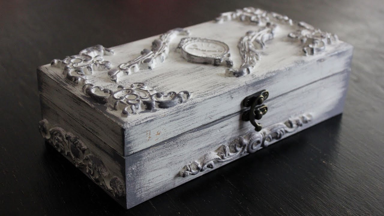 Caja de Madera Estilo Sabby Chic