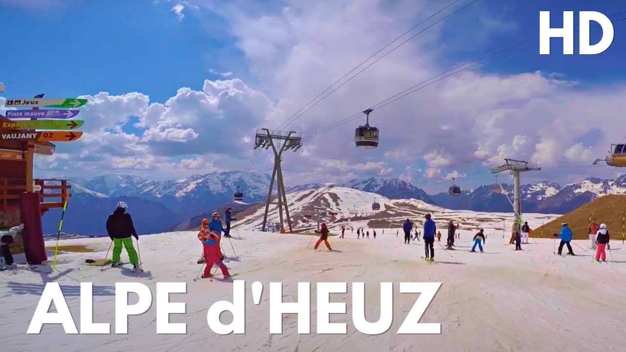Amazing Alpe d'Huez Skiing 🇫🇷| HD GoPro Footage | France | Snow & Ice Skiing