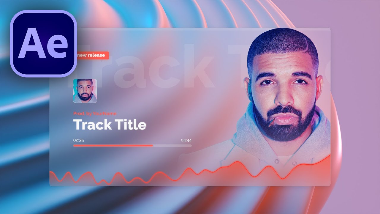 Aсryl - music visualizer After Effects template | Audio spectrum template After Effects