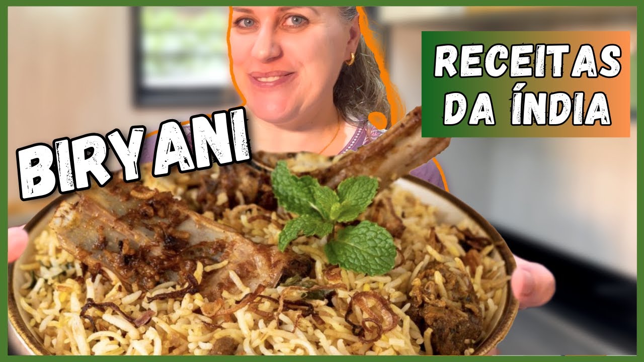RECEITA DE BIRYANI | ARROZ COM CARNE E ESPECIARIAS | BRASILEIRA COZINHANDO COMIDA INDIANA | ALESSAND