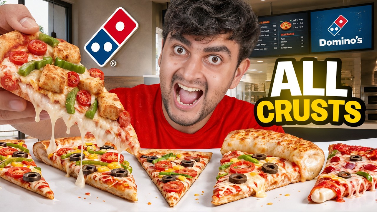 Trying All Types of Crust in Domino's