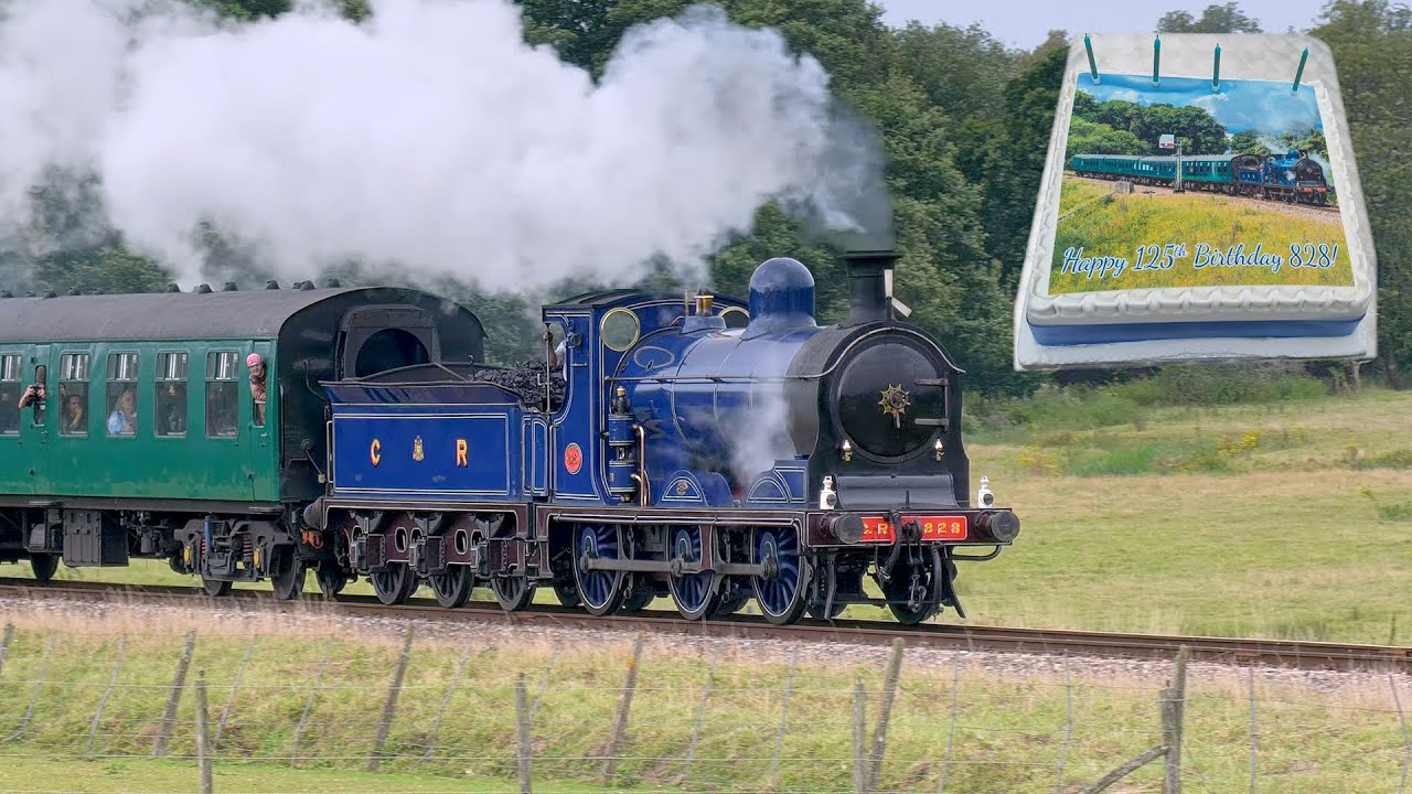 Caledonian Railway 828 celebrates its 125th birthday at the Spa Valley Railway - 31.08.24