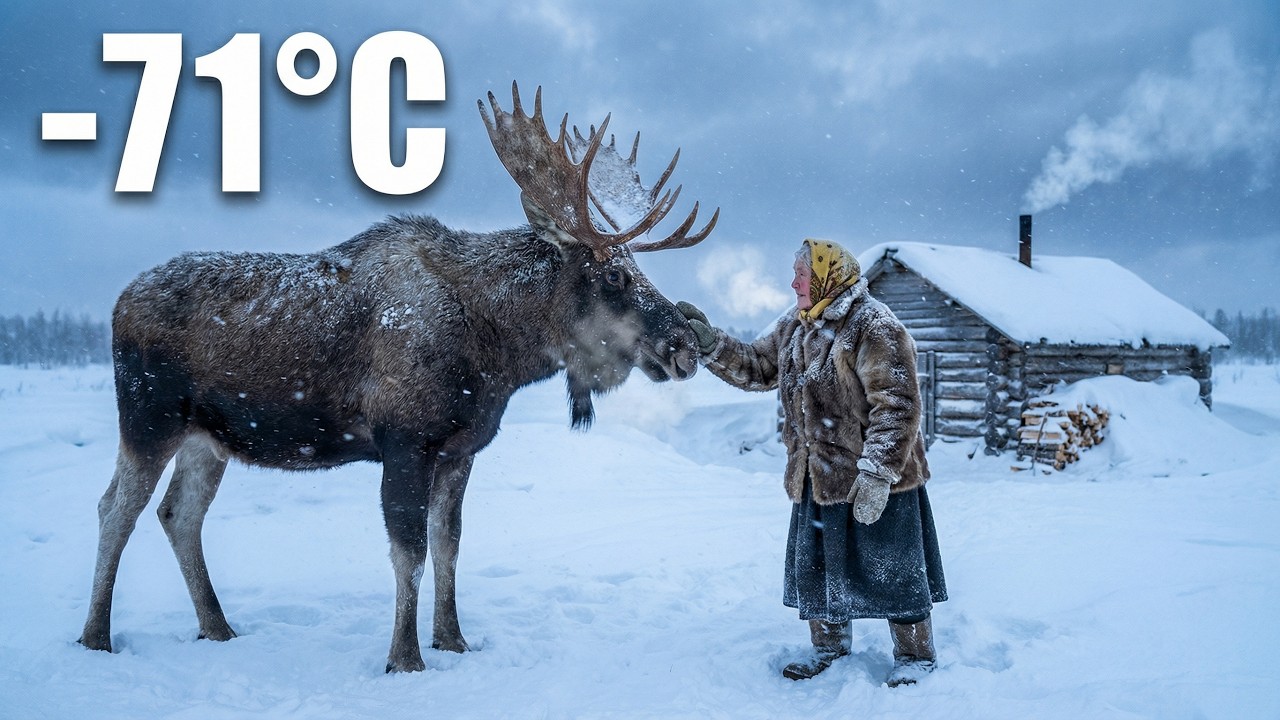 A Sick Moose Came to an Old Woman’s Door in a Siberian Blizzard — But Who Was He Really?