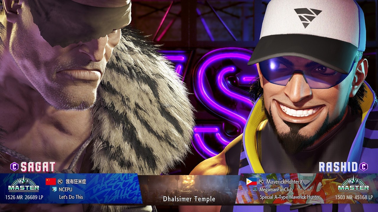 Неформальный матч по Street Fighter 6 - Сагат против MaverickHunterX (Рашид)