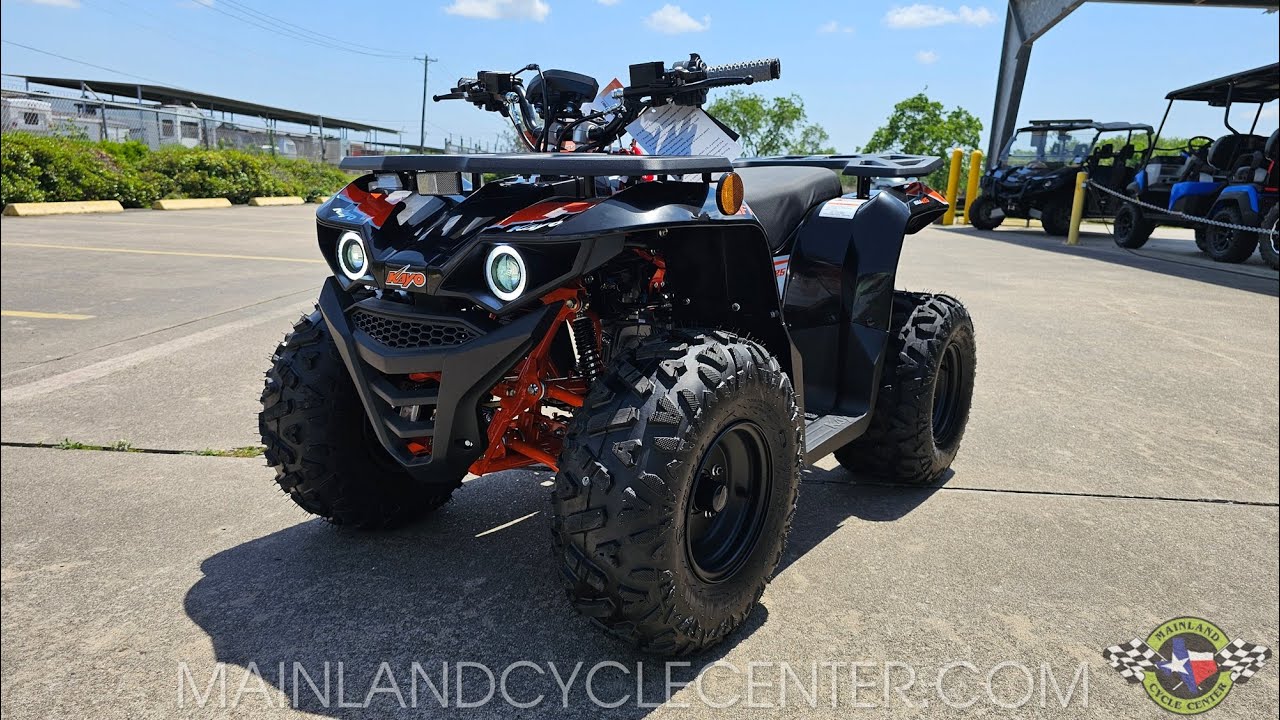 UPDATED 2025 KAYO BULL 125 (EFI) IN BLACK WALK-AROUND