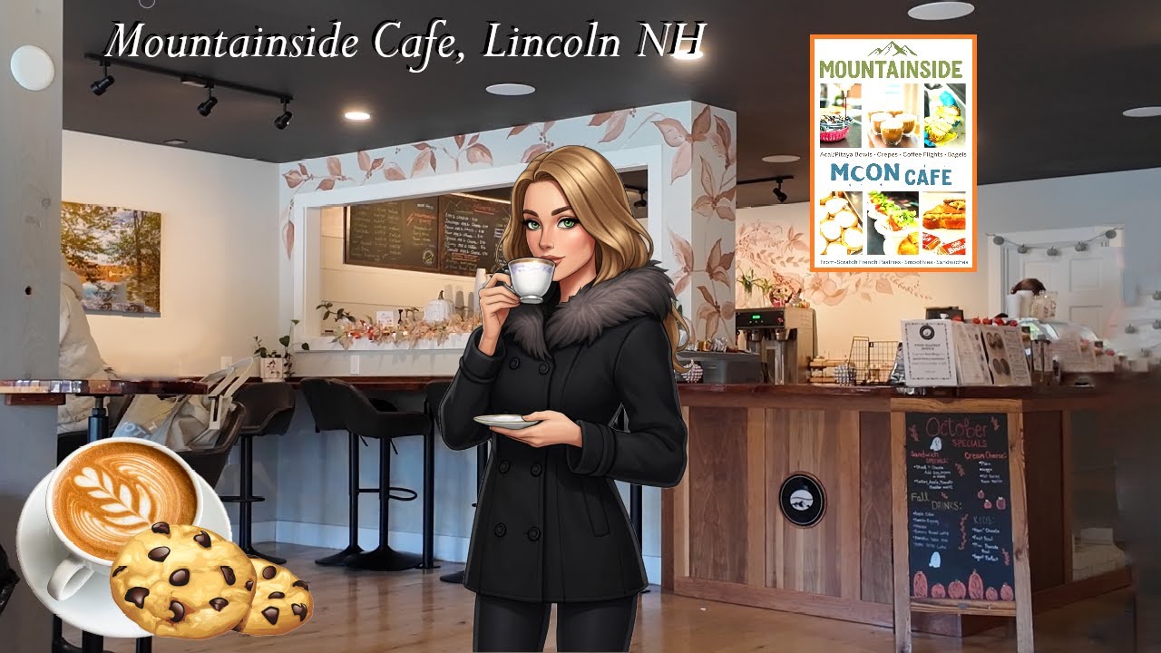 Самая милая кофейня в Линкольне, Нью-Гэмпшир?! ☕️ Обзор Mountainside Caf&eacute;!