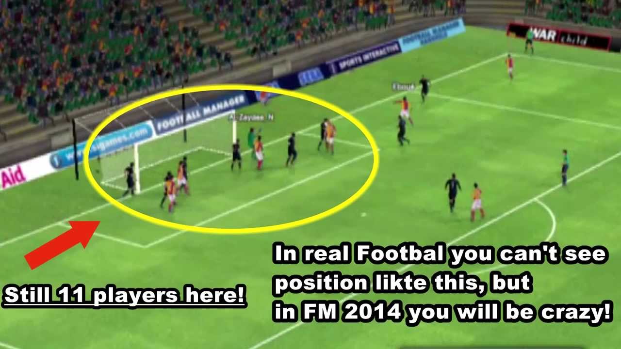 Fm2014 defence six yard box bug