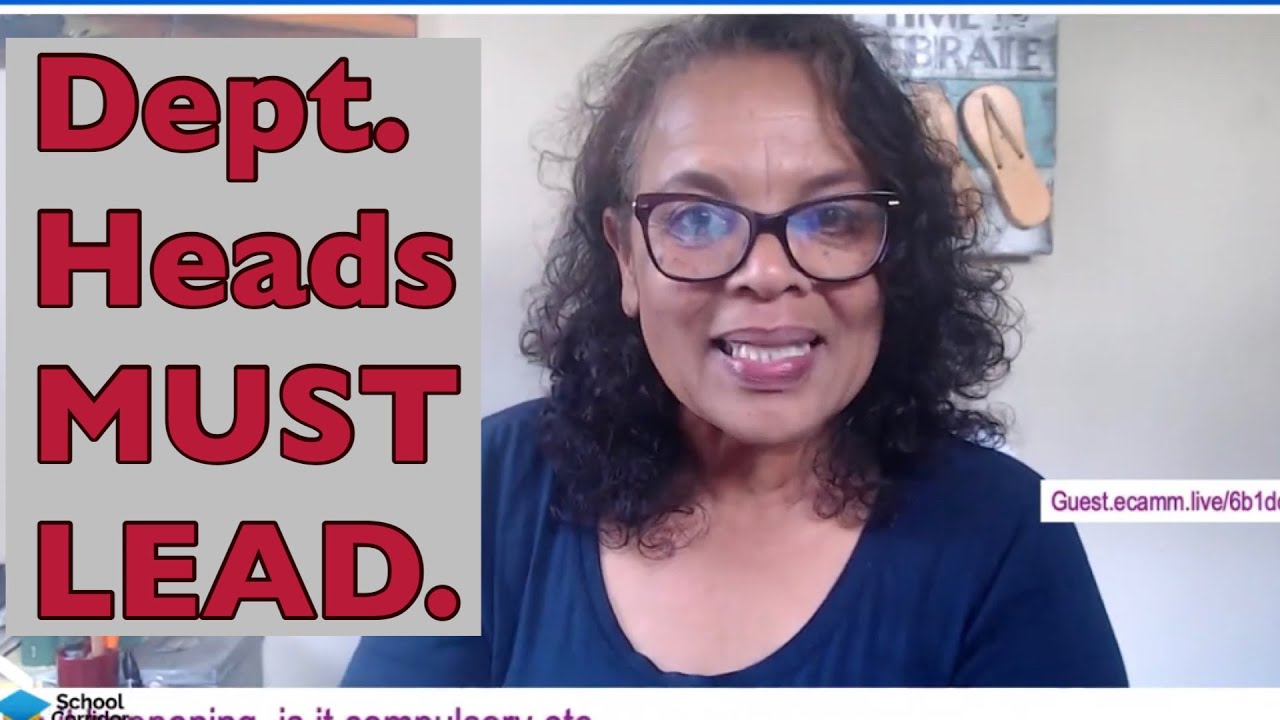 Department Heads must lead effectively.