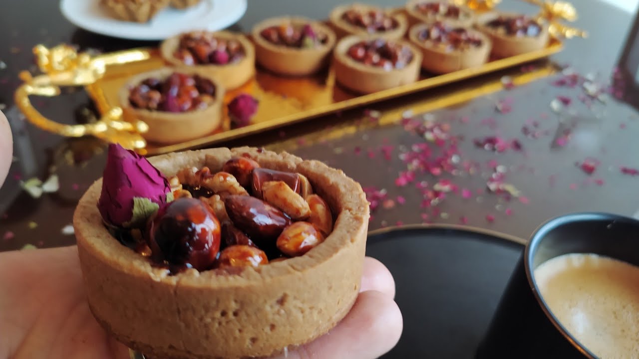 طارتولات بالمكسرات و الكراميل 🥜🌰💯صحية بدون سكر و بمكونات طبيعية و بنة خيالية
