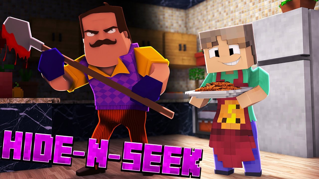 ЗНАКОМЬТЕСЬ С МАМОЙ СОСЕДЯ! Minecraft: Hello Neighbor HIDE N SEEK