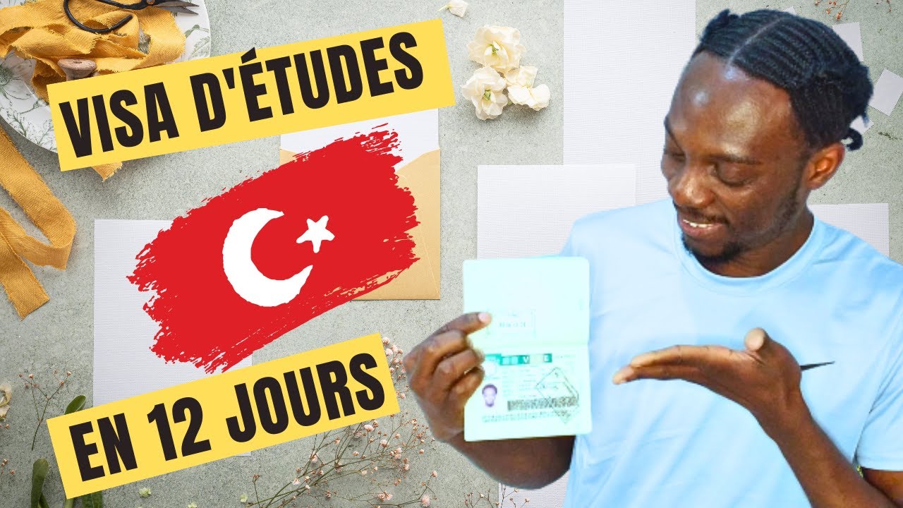 COMMENT OBTENIR LE VISA &Eacute;TUDIANT POUR LA TURQUIE 🇹🇷 #&Eacute;tudes &agrave; l'&eacute;tranger  #16