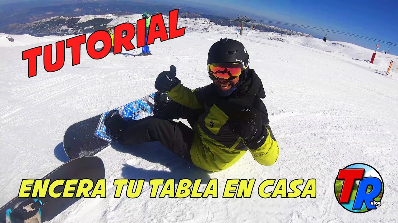 Encerar tu tabla de Snow en casa - Tutorial