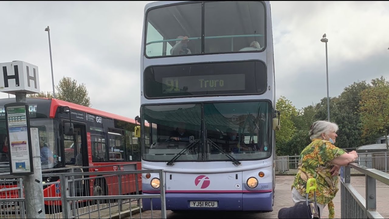*Full Kickdown & Thrash!* First Kernow Alexander ALX400 Volvo B7TL 30955 YJ51 RCU Route 87