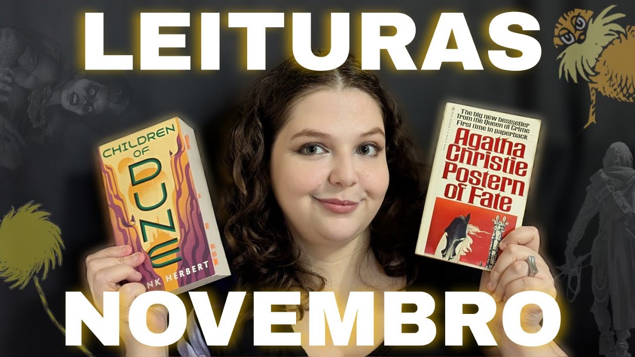 LEITURAS DE NOVEMBRO: A RESSACA (QUASE) ME PEGOU!! // Livre em Livros