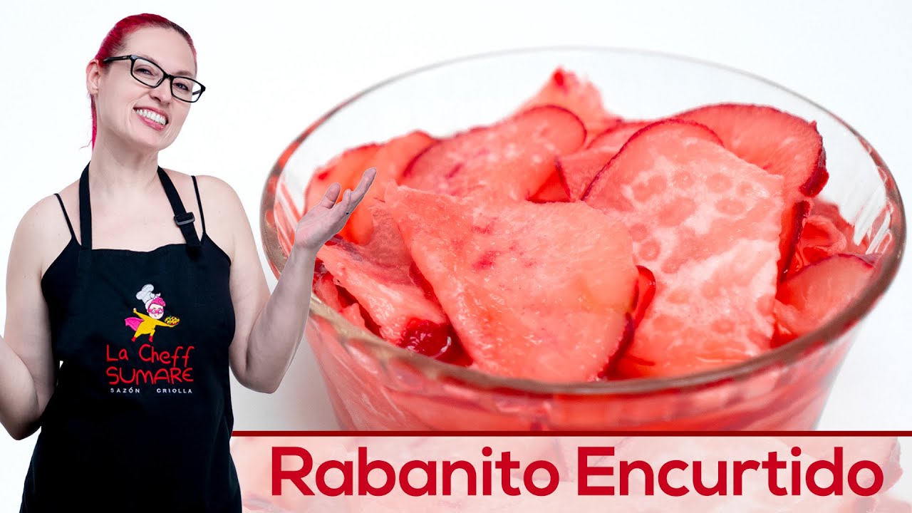 💚 Como hacer Rabanito Encurtido Peruano ✓ Receta Fácil y Rapida