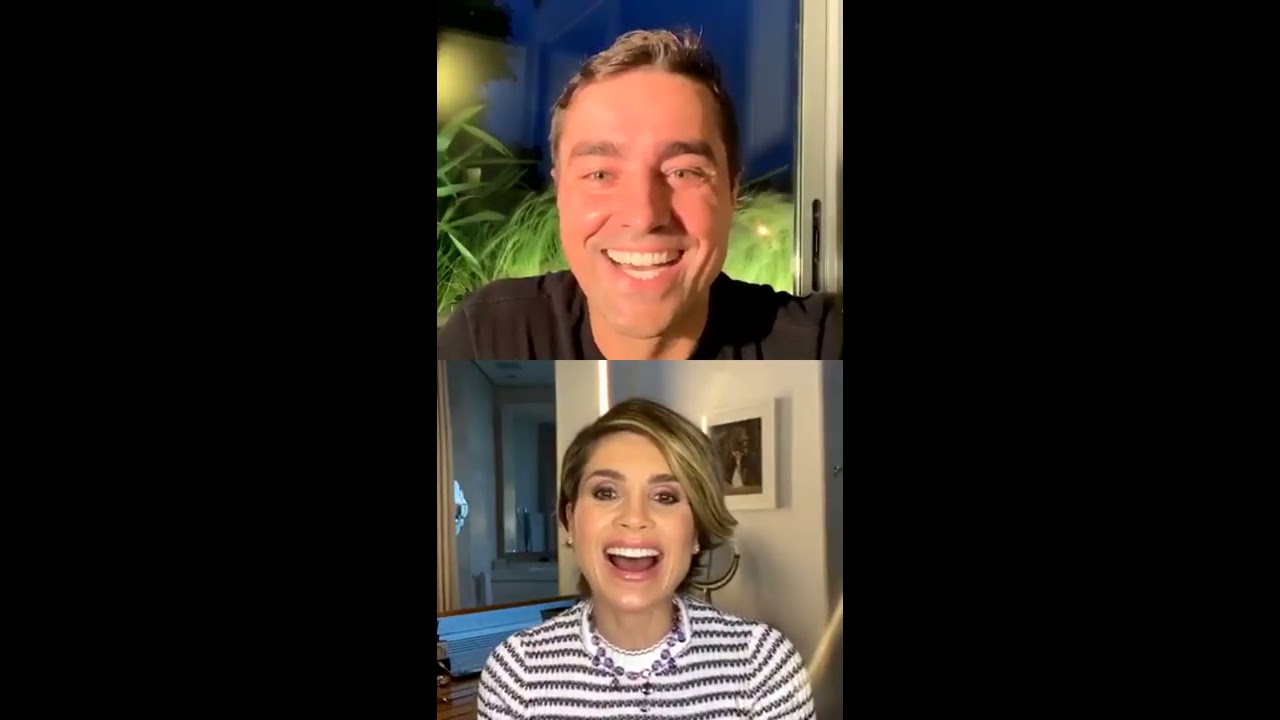 Papo com Flavia Alessandra na nossa live no Globo Portugal