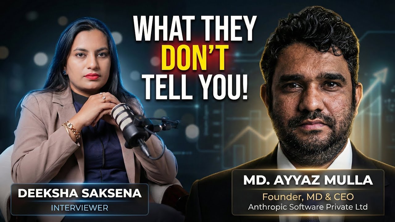 Inside The Mind Of A Tech Founder|Md Ayyaz Mulla,CEO Of Anthropic Software Pvt Ltd