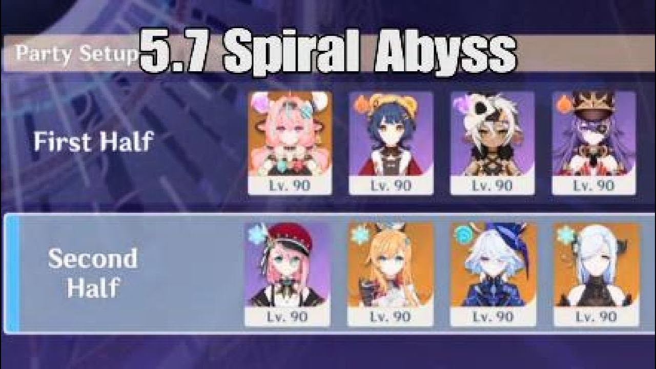 5.7 Spiral Abyss with Varesa Overload, And Charlotte Freeze