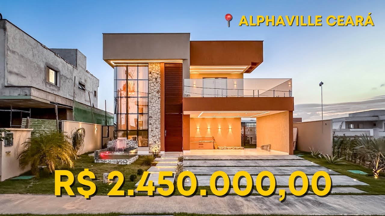 CASA INTELIGENTE COM 280 M2 À VENDA NO ALPHAVILLE CEARÁ