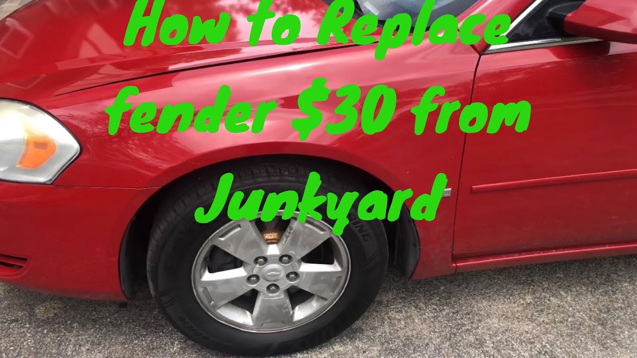 How to replace fender on Chevy Impala 06-14