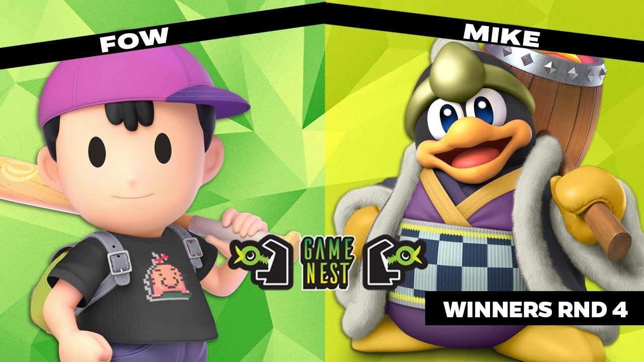 Game Nest Smash It Up: FOW (Ness) vs Mike (King Dedede) - Winners Round 4
