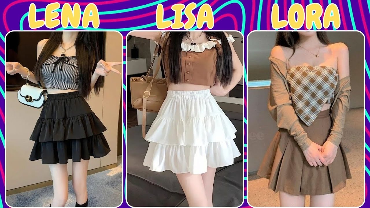 Lisa vs Lora vs Lena 💅✨Style Battle  | Choose Your Favorite Look #lisa #lora #lena #lisaorlena